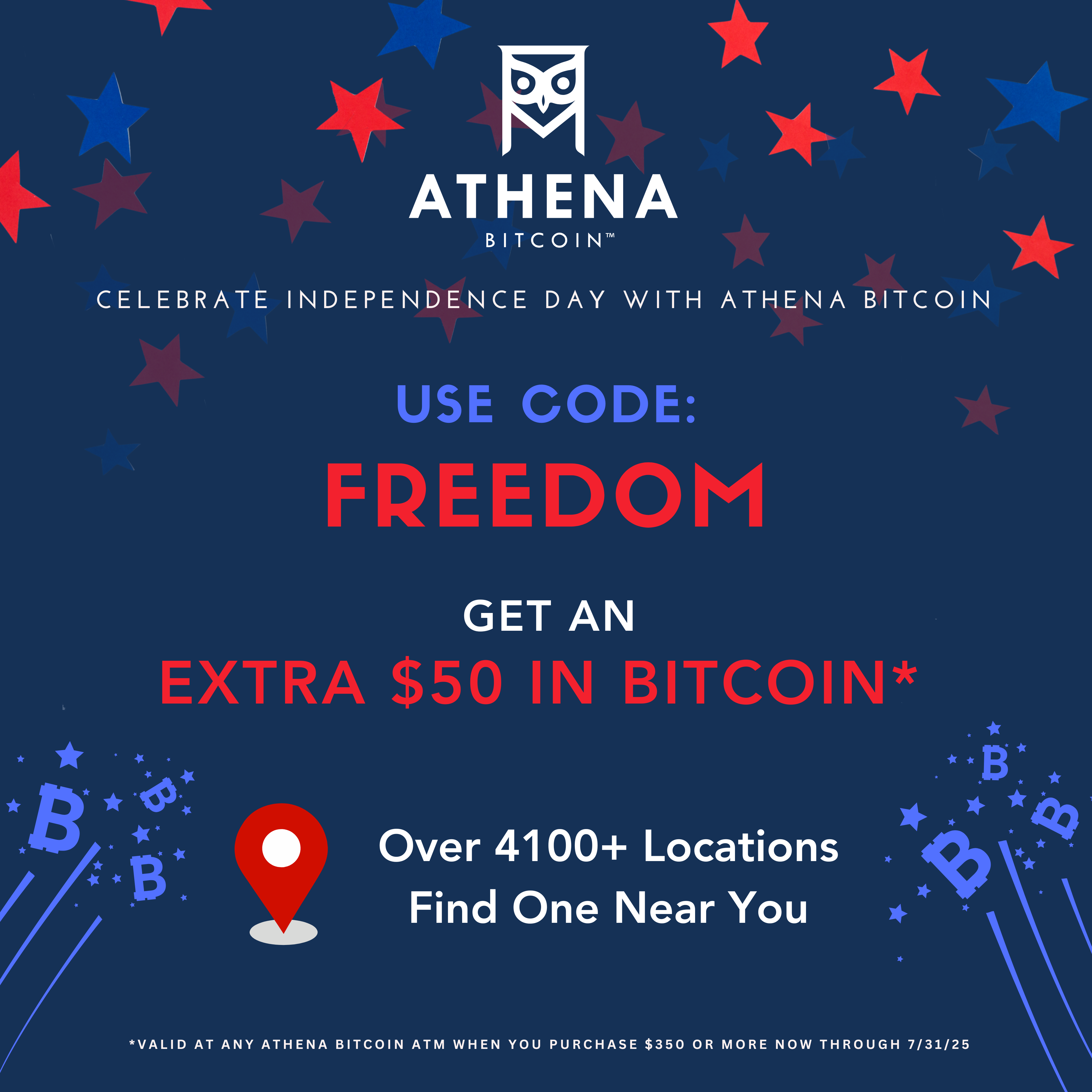 Freedom, Fireworks, and the Future - Athena Bitcoin